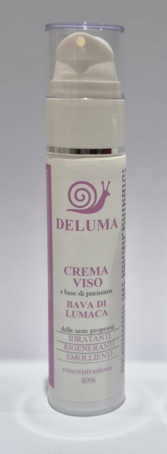 Crema viso alla bava di lumaca